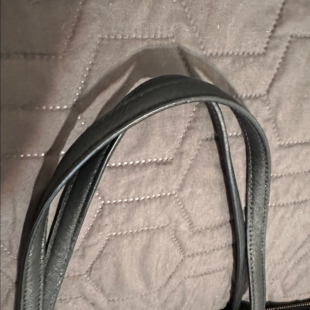 Michael Kors Black Leather Tote - Picture 10 of 12
